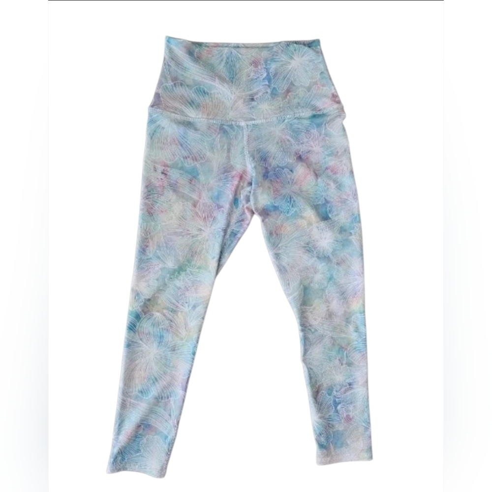 Evolution & Creation EVCR The Mia Legging Pastel Floral HighRise Tummy Control S